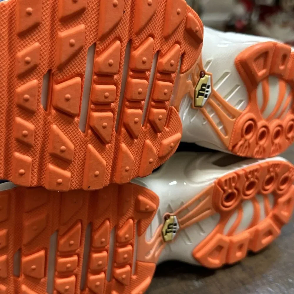 Nike Air Max Plus TN Tuned Air Youth 5.5Y Blue White Orange Sneakers